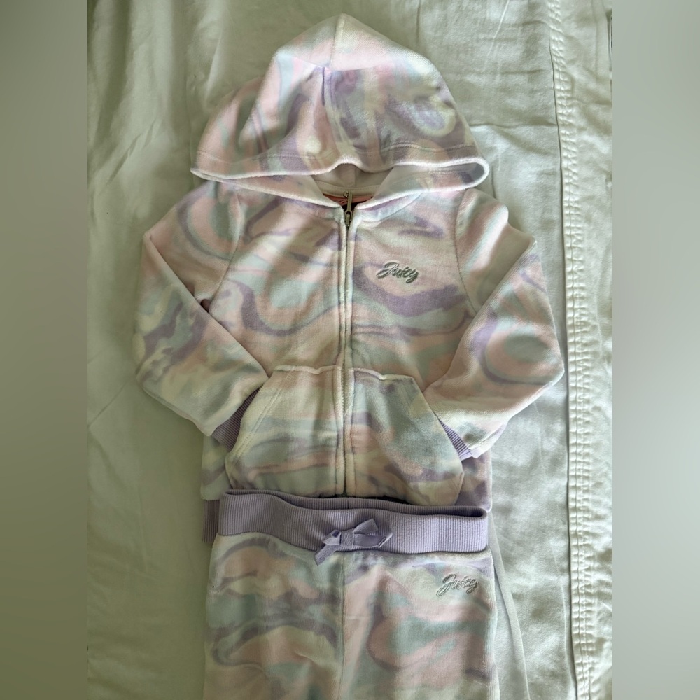 Juicy Couture Pastel Zip-Up Hoodie